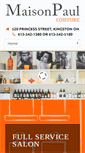 Mobile Screenshot of maisonpaulcoiffure.com